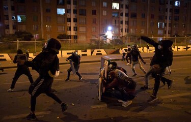 Otra jornada de protestas en Colombia deja 29 heridos