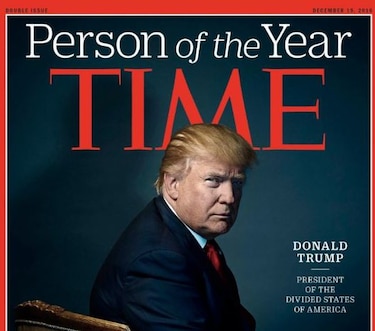 Donald Trump fue designado 'Persona del Año' 2016 por la revista 'Time'