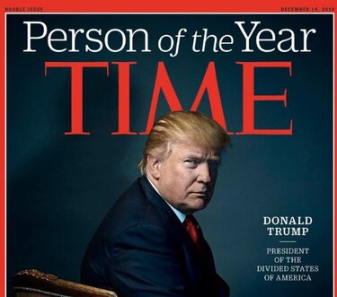 Donald Trump fue designado 'Persona del Año' 2016 por la revista 'Time'