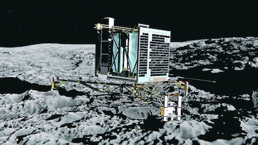 Robot espacial Philae enmudece