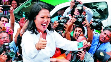 Fujimori gana primera vuelta