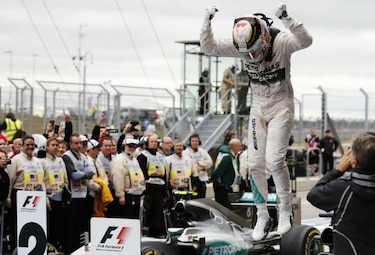 Hamilton, campeón de la Fórmula Uno
