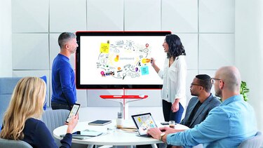 Canvas táctil para las lluvias de ideas
