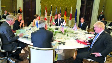 El G7 busca unidad sobre Siria