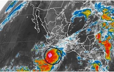 Tormenta tropical 'Marty' se acerca a costas mexicanas con potencial de lluvias