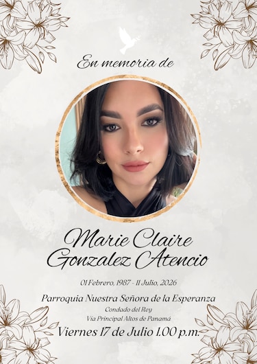 Esposo de Marie Claire González rompe el silencio con un mensaje de agradecimiento