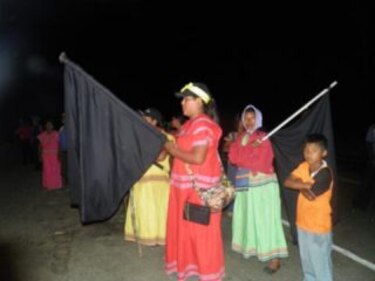 Indígenas despejan Interamericana en Chiriquí