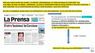 Finaliza la fase de alegatos del juicio del caso New Business