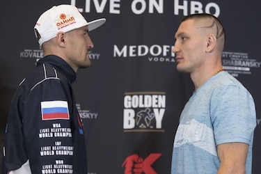Kovalev busca recuperar supremacía en los semicompletos
