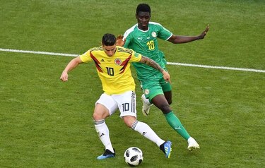 Lesión de James Rodríguez preocupa en Colombia