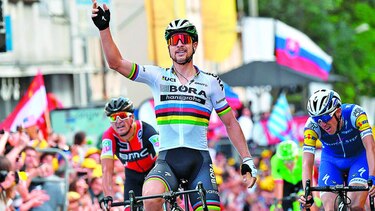 Sagan se impuso en tercera etapa