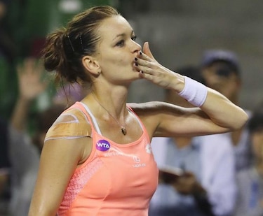 Radwanska elimina a Puig en cuartos de final del Abierto de Tokio