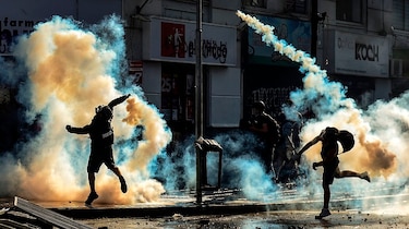 Violentas protestas en la apertura del festival Viña del Mar en Chile