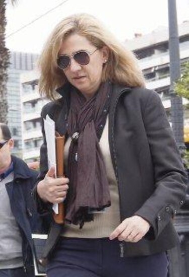 La infanta Cristina recurre su imputación ante la justicia española