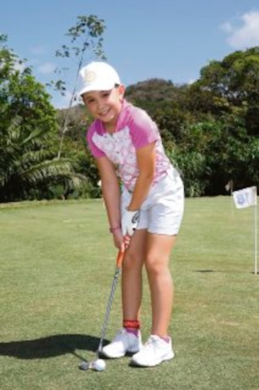 Guerrera en el 'green'