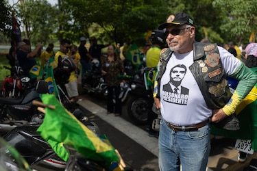 El bolsonarismo saca músculo con una marcha de miles de motos antes de las elecciones