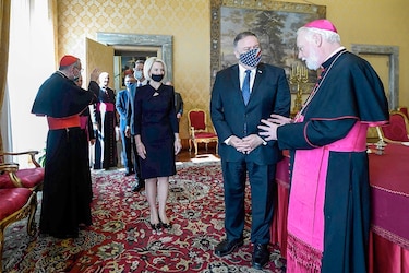 Pompeo recibido en El Vaticano en un clima ‘cordial’ y de ‘respeto’