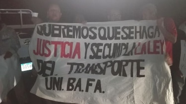 Transportistas chiricanos protestan y piden se les otorguen cupos