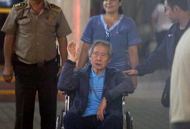 El expresidente Alberto Fujimori, ingresado en un hospital por probable tumor en la lengua