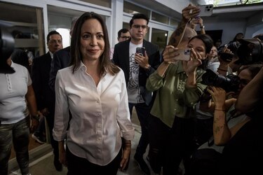 María Corina Machado ratifica su apoyo a González Urrutia como candidato presidencial