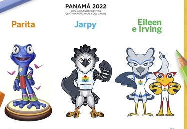 La mascota oficial de los Juegos Panamá 2022 se reduce a tres opciones