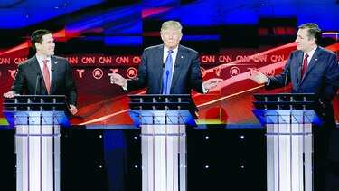 Rubio y Cruz arremeten contra Trump