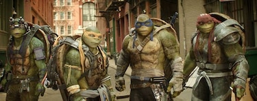 Secuela de tortugas ninja en primer lugar, pero decepciona