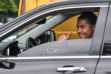 Cristiano volvió al centro de entrenamiento de la Juventus después de dos meses