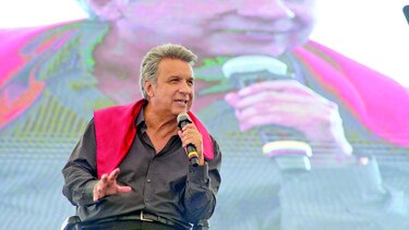 Moreno critica a Correa en acto público