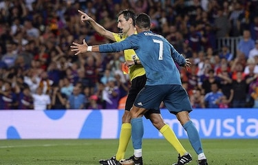 Cristiano Ronaldo fue suspendido por cinco partidos