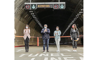 Duque inaugura túnel en la Cordillera de Los Andes