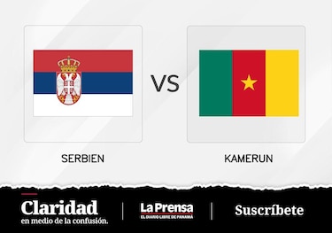 Camerún busca prevalecer hoy de local ante Serbia