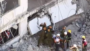 Un muerto y 24 heridos al derrumbarse un aparcamiento en obras en Tel Aviv