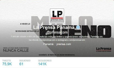 Twitter bloquea a clonador de La Prensa