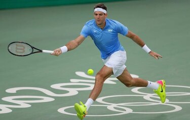 Del Potro derrota a Sousa y se planta en tercera ronda