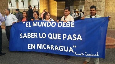 Jóvenes nicas denuncian el proyecto del canal