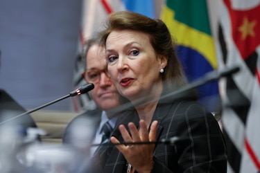 La canciller argentina Diana Mondino proclama en la ONU que ‘las Malvinas son y serán argentinas’