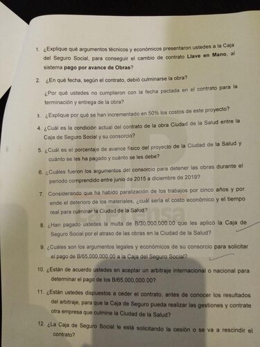 Diputados citan a FCC para que responda un cuestionario sobre la Ciudad de la Salud