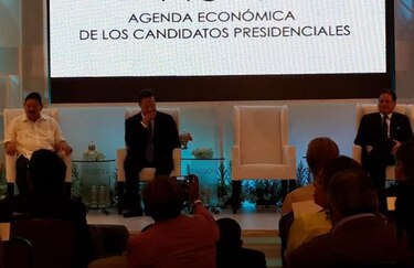 López, Navarro y Varela debaten sobre economía en Visión 2014