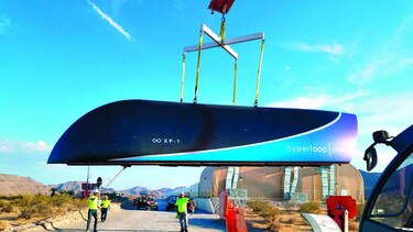 Hyperloop avanza a toda velocidad