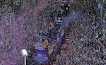 Barcelona celebra quinto título en Champions con desfile
