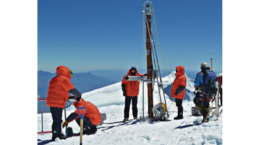 Hielo milenario para estudiar cambio climático