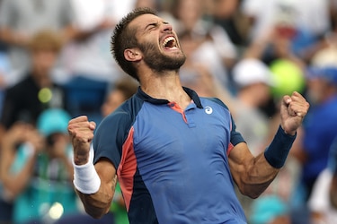 El croata Coric gana en Cincinnati y es el campeón de un Masters 1000 con menor ranking