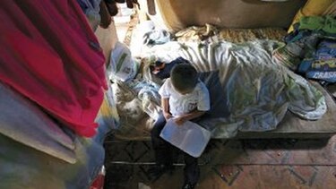 La pobreza vive en las galeras