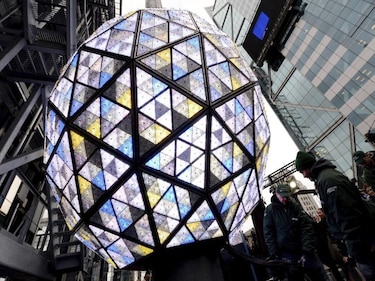 Times Square ya está preparada para celebrar la llegada de 2014