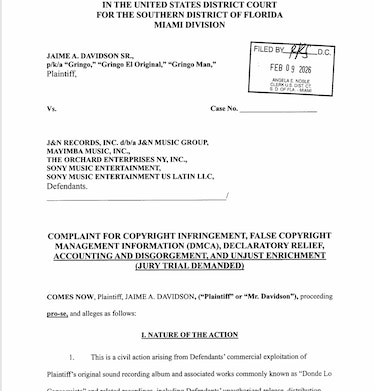 El panameño ‘Gringo Man’ demanda a Emilio Estefan y Rabanes por $10 millones; exige otros $100 millones a Sony Music