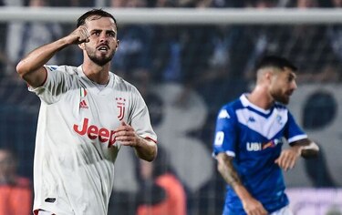 Juventus remonta al Brescia con gol de Pjanic y se coloca líder provisional