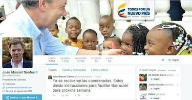 Presidente Santos anuncia que FARC liberará a general secuestrado la próxima semana