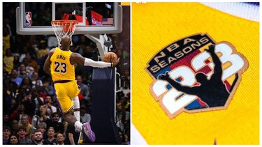 LeBron James conmemora su temporada 23 con parche especial