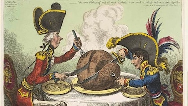 Exponen viñetas satíricas de la época de Napoleón